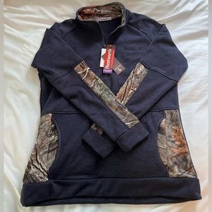 Ladies Huntworth 3/4 zip pullover